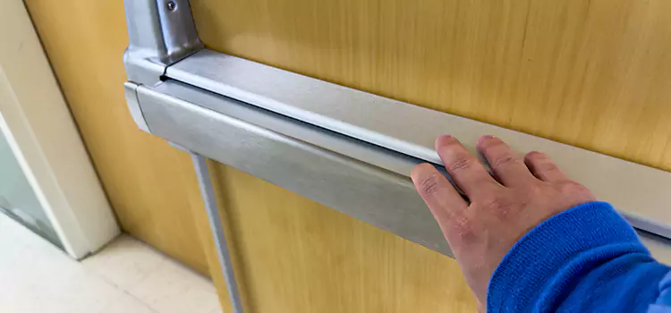 Installing a Push Bar on a Door Knoxville